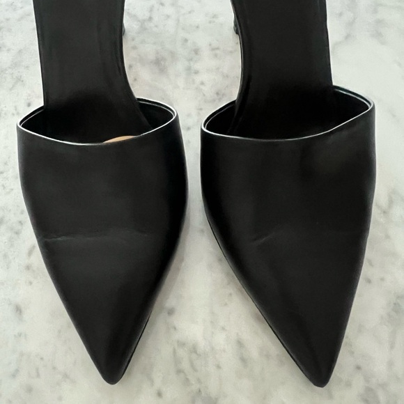 Vince Black Leather Claire D’Orsay Pumps, size 8 - Picture 4 of 7